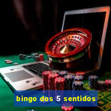 bingo dos 5 sentidos